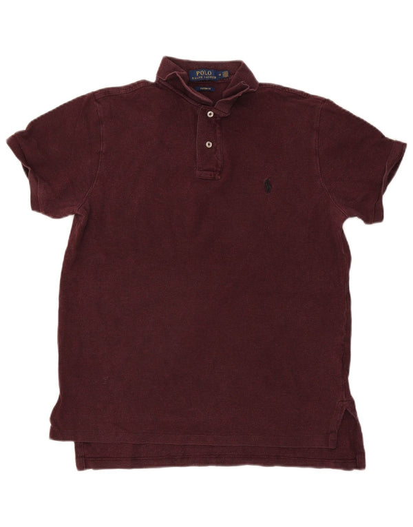 Polo Ralph Lauren Herre Custom Fit skjorte Medium Bourgogne bomuld