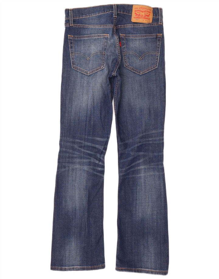 LEVI'S Dame 527 Bootcut Jeans W29 L30 Blå Bomuld