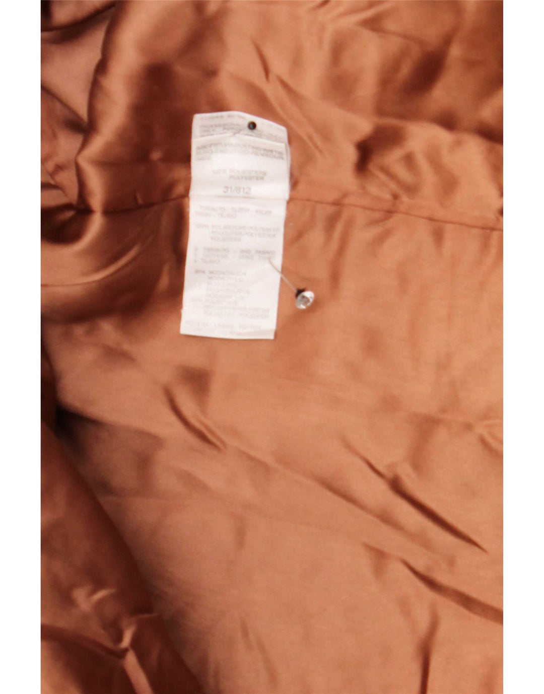 Marella Dame Oversized Abstrakt Mønster Overfrakke UK 16 Stor Brun