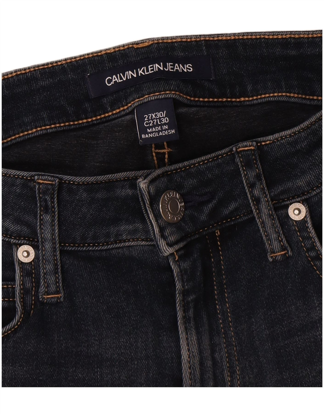 Calvin Klein Dame Skinny Jeans W27 L30 Marineblå