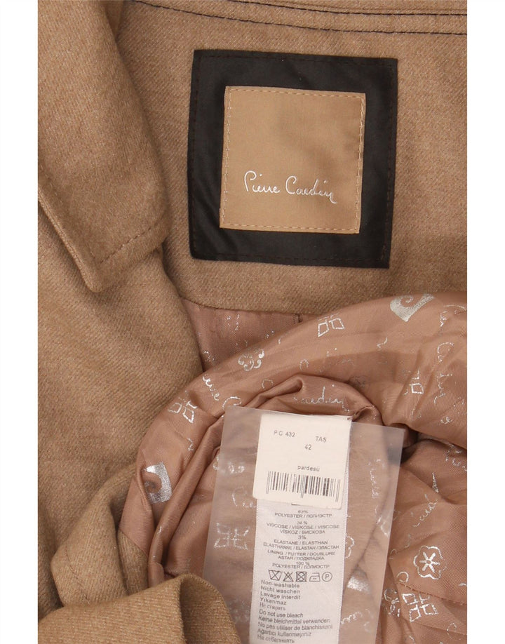 Pierre Cardin Trench Coat til kvinder IT 42 Medium Beige Polyester