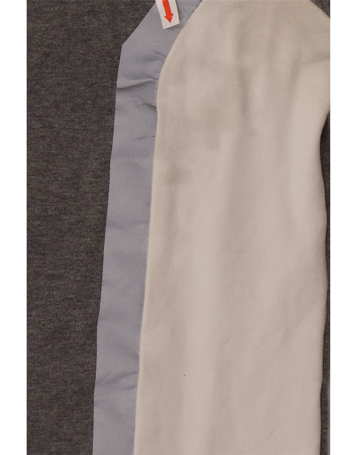 Guess Dame Sweatshirt Jumper IT 42 Medium Grey Colourblock Bomuld