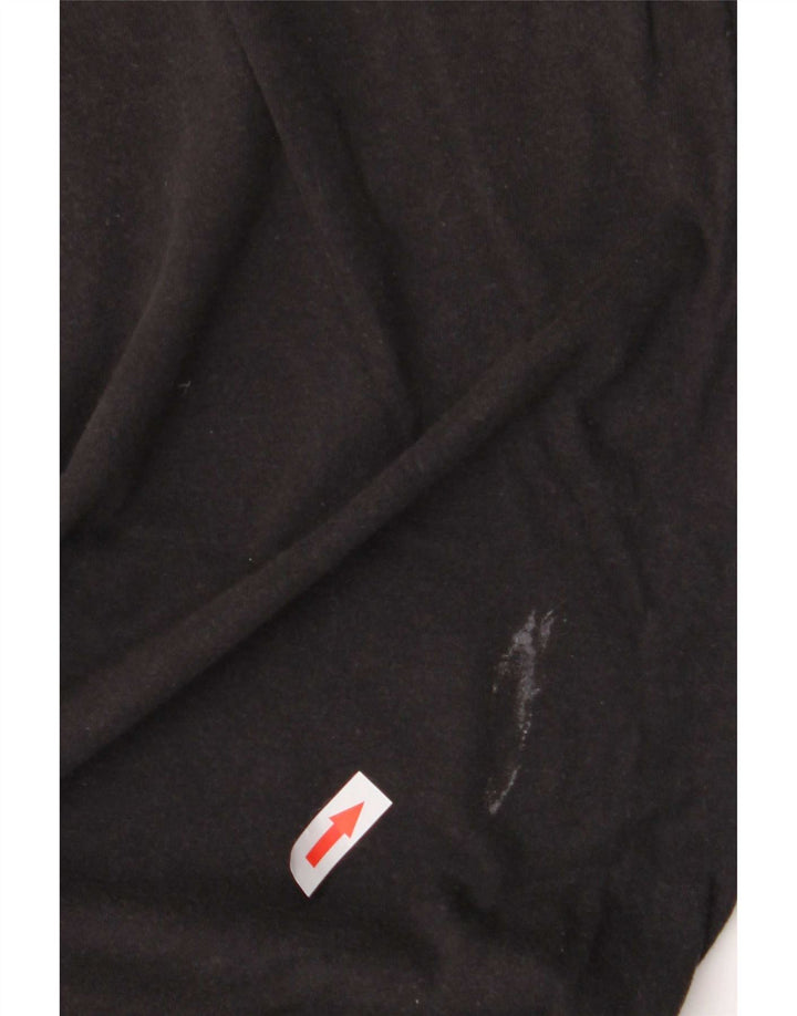 Nike Herre grafisk T-shirt Top Medium Sort Bomuld