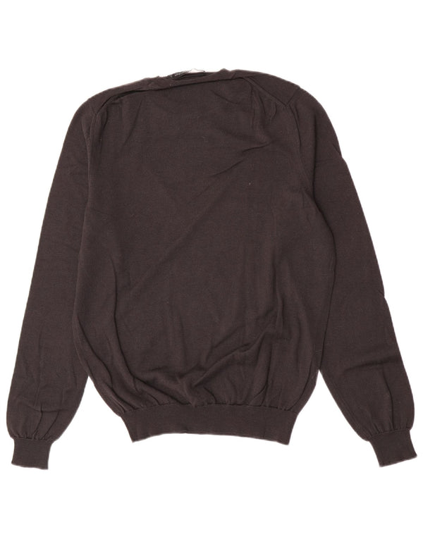 Calvin Klein Jeans Dame Crew Neck Jumper Sweater UK 14 Large Grey