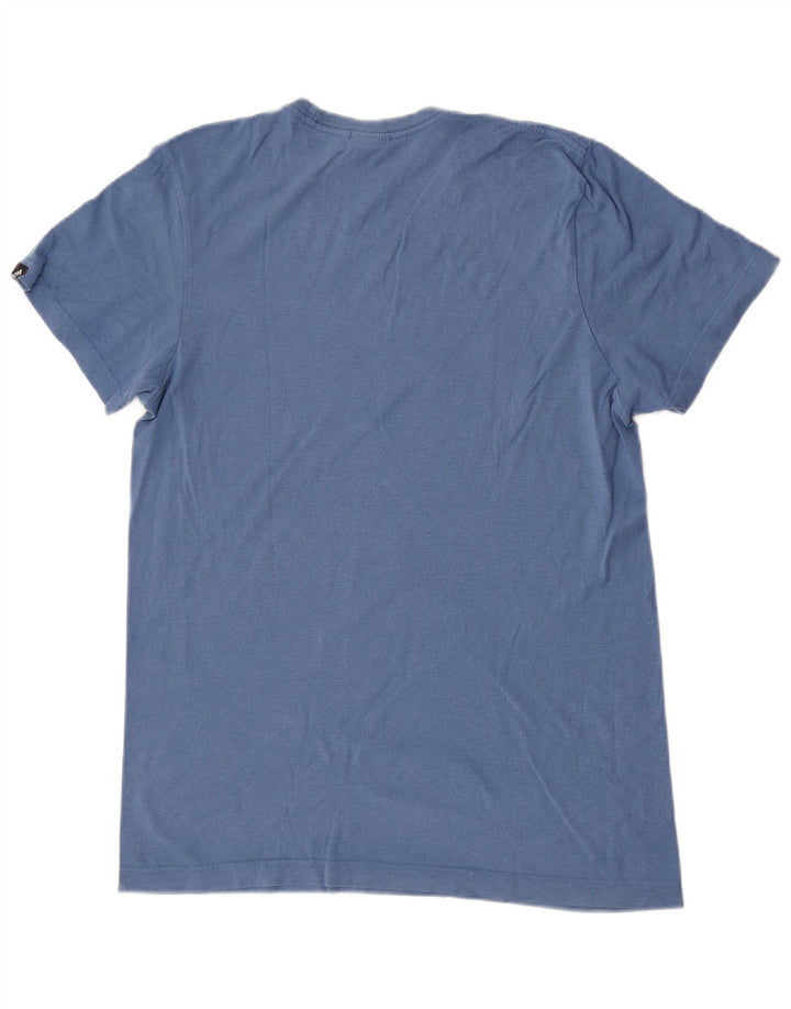 Adidas Grafisk T-shirt top til mænd, lille blå bomuld