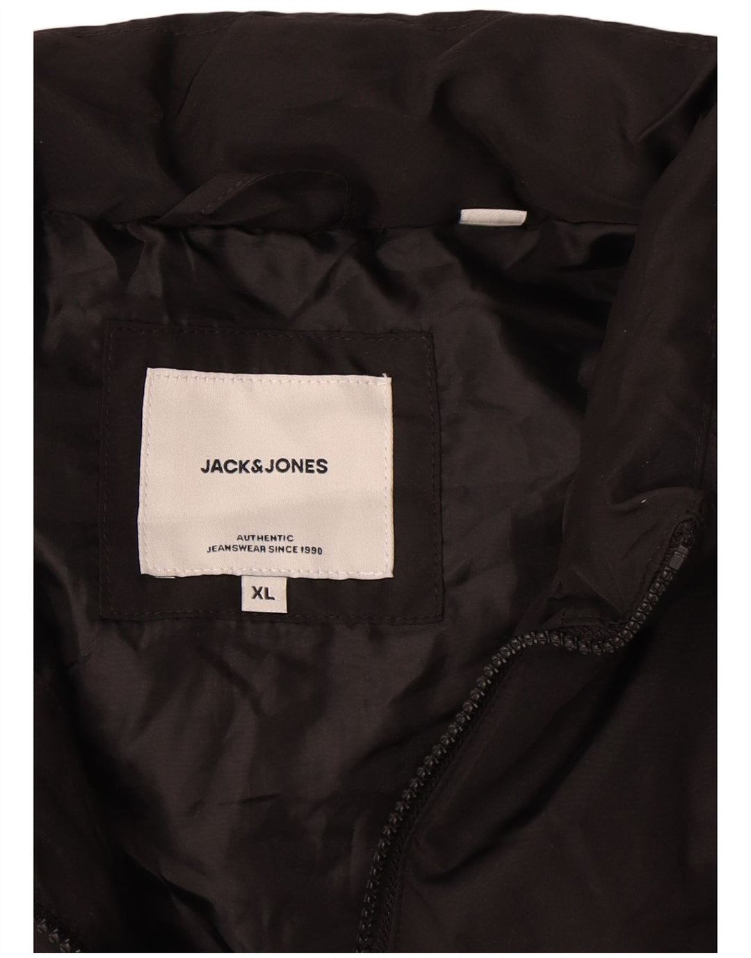 Jack & Jones Polstret Gilet til mænd UK 42 XL Sort Polyester