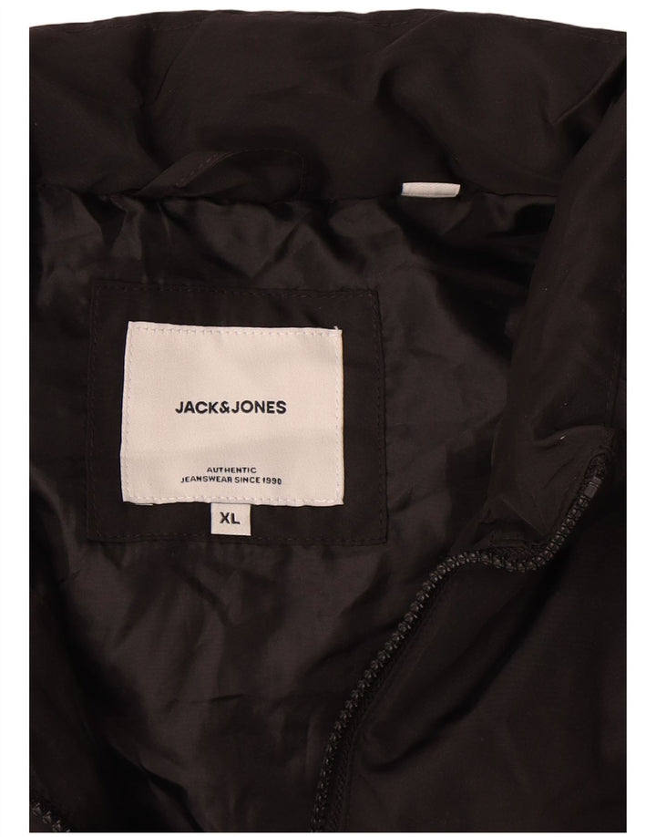 Jack & Jones Polstret Gilet til mænd UK 42 XL Sort Polyester