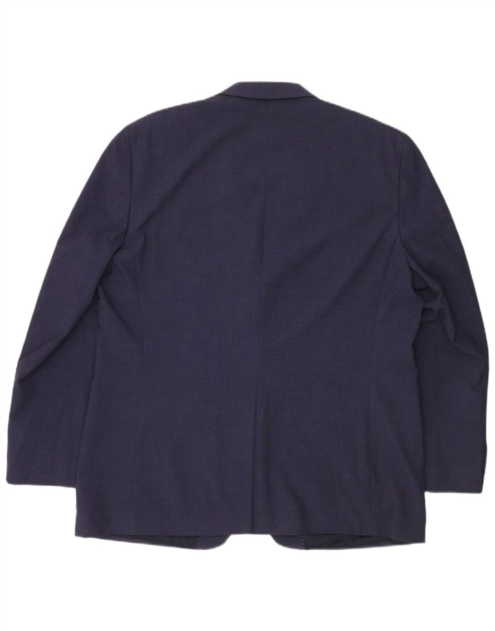 CHAPS Herre 2-knaps blazerjakke UK 46 3XL Marineblå polyester