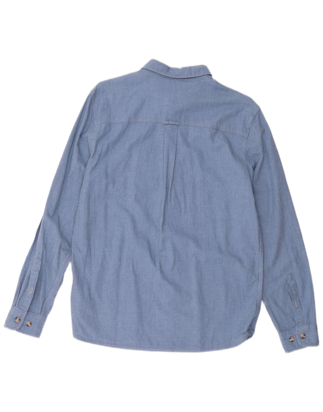 FAT FACE Herre Regular Fit skjorte Lille blå bomuld