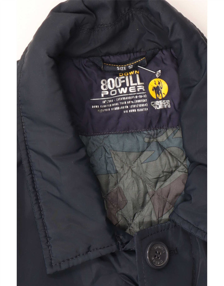 Ciesse Piumini Herre Regular Fit Polstret Jakke Størrelse 52 Large Navy Blue
