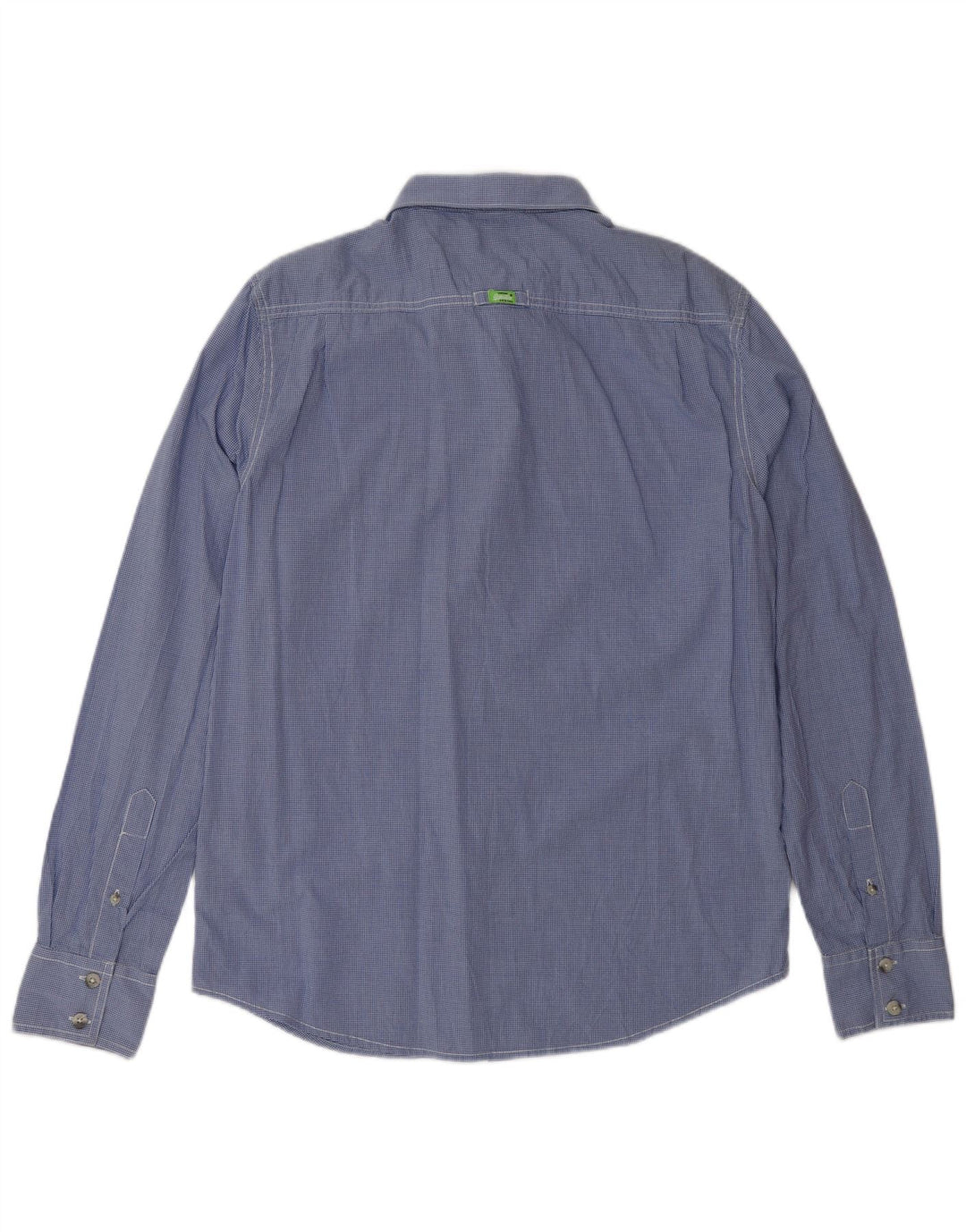 SUPERDRY Herreskjorte XL Blå Gingham Bomuld