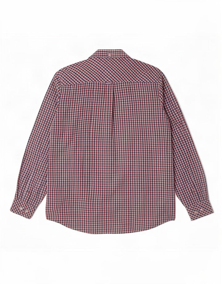 Ben Sherman Heritage skjorte til mænd, stor rød ternet bomuld