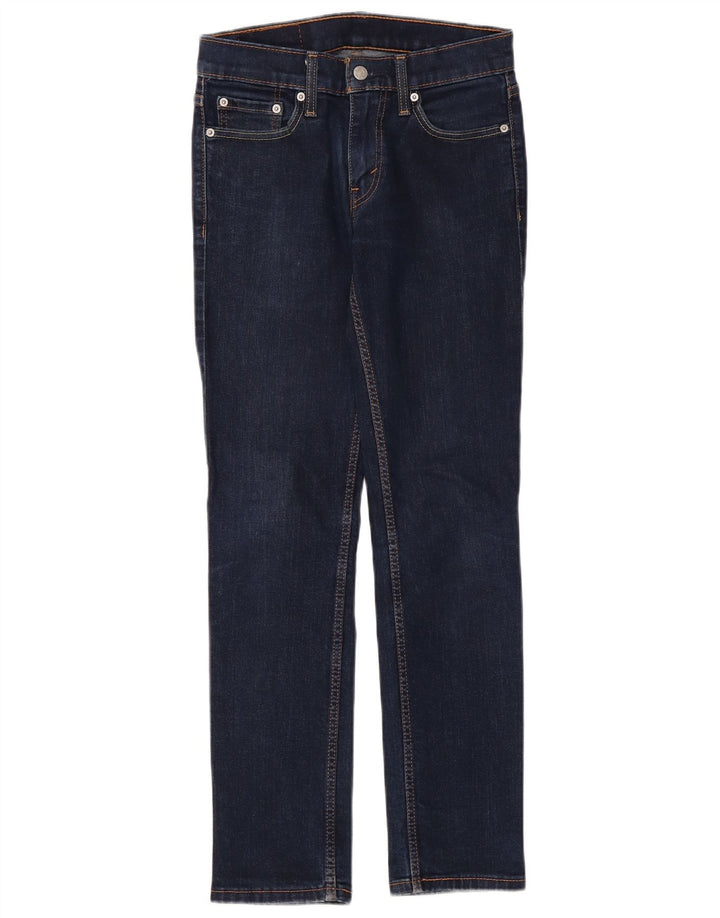 Levi's Dame 511 Slim Jeans W28 L32 Marineblå Bomuld