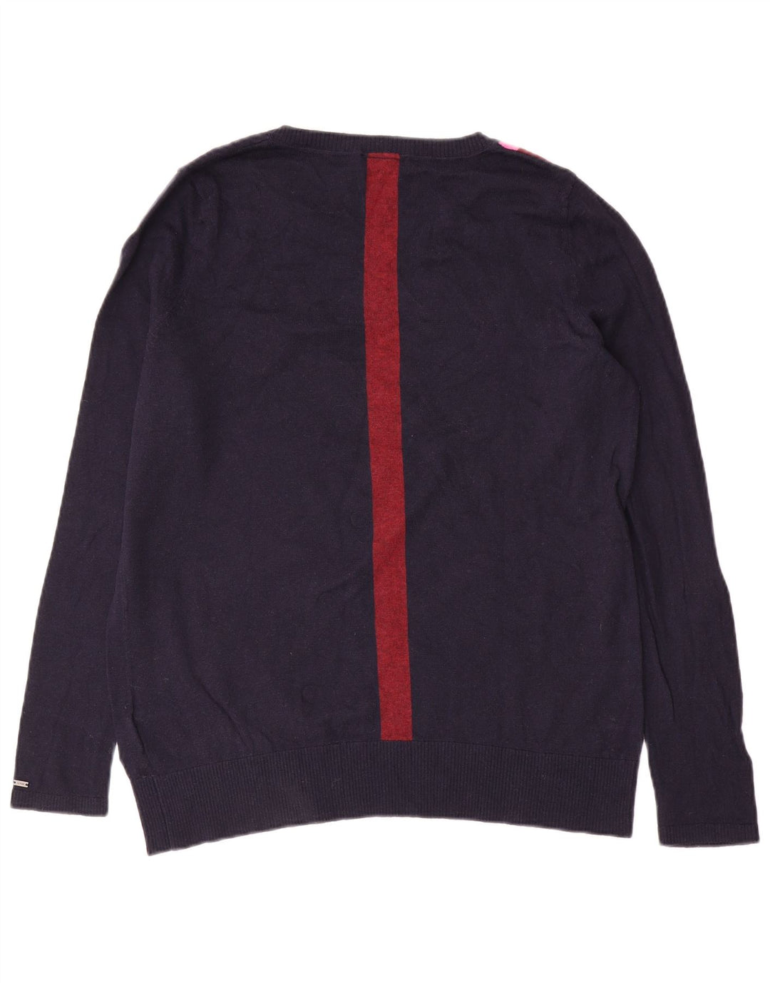 Tommy Hilfiger dame sweater med rund hals DK 18 XL marineblå uld