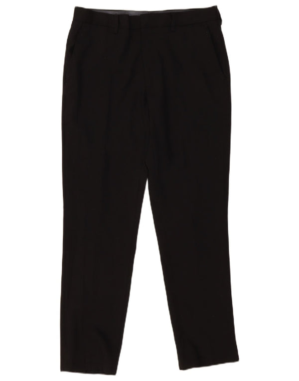 Marks & Spencer Herre Slim Fit Suit Bukser W32 L29 Sort Uld
