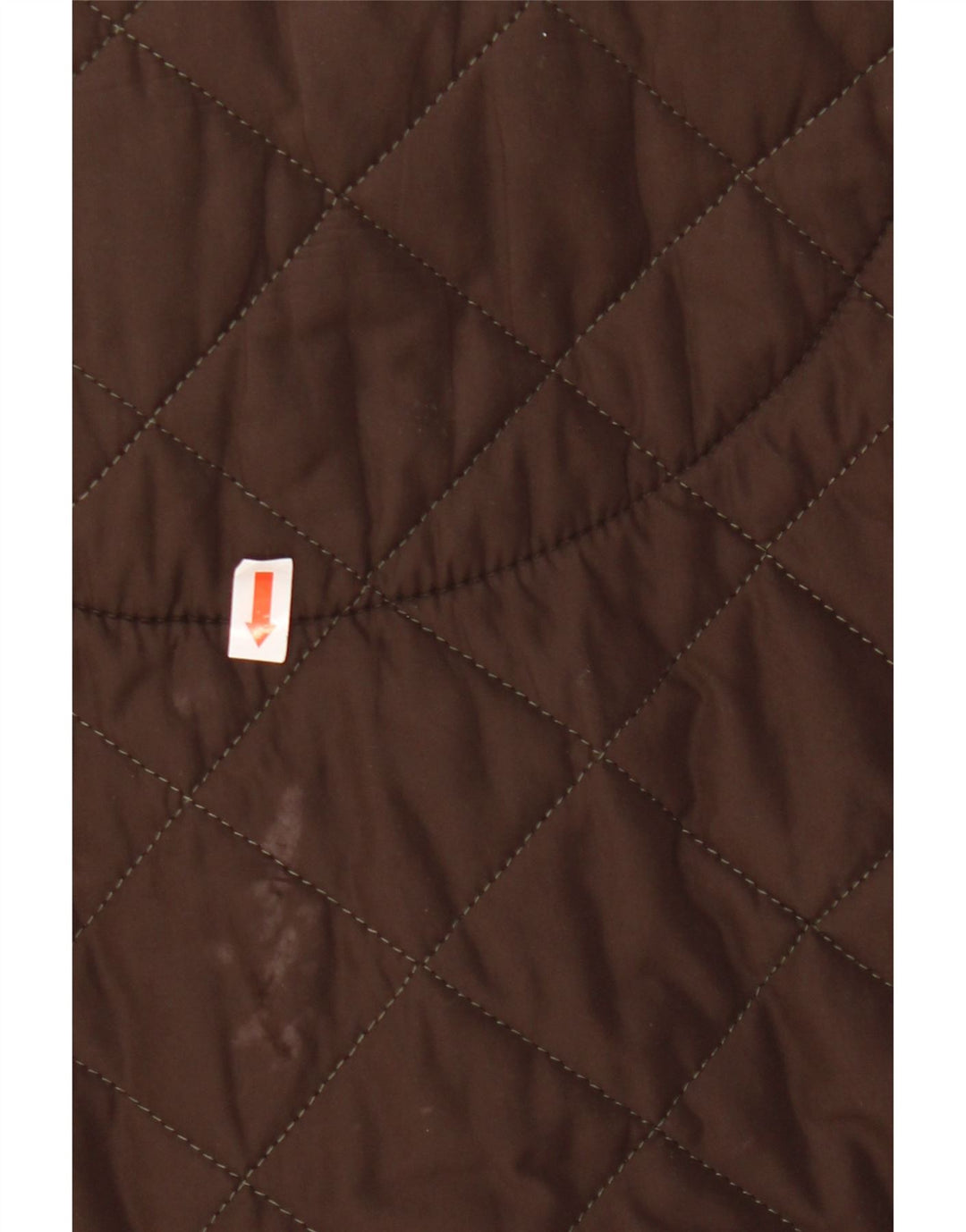 BARBOUR Herre quiltet jakke UK 40 Stor brun polyester