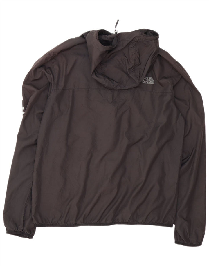 The North Face Herre Grafisk Regnjakke med Hætte UK 38 Medium Sort Polyester