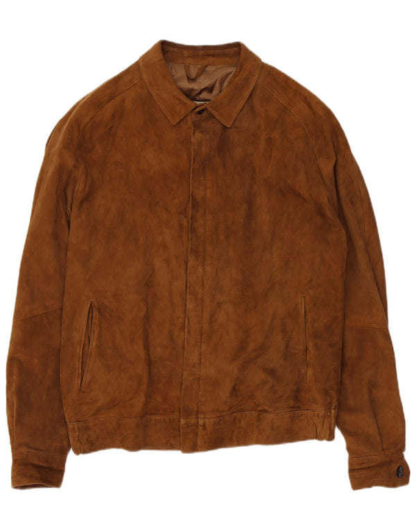 VINTAGE Herre ruskindsjakke UK 38 Medium Beige