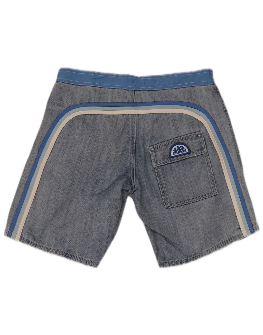 SUNDEK Herre badeshorts Medium Blue Colourblock Bomuld