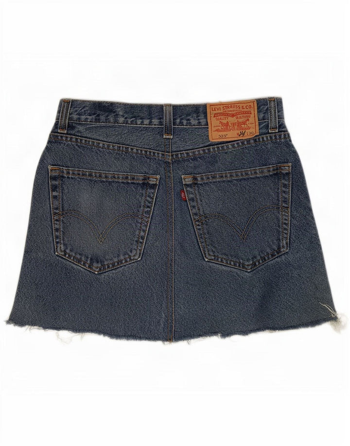 Levi's Womens 505 denimnederdel W30 Medium Blue