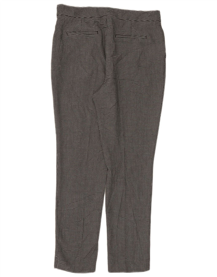 Marks & Spencer Chinobukser til kvinder UK 12 Medium W32 L29 Sort ternet