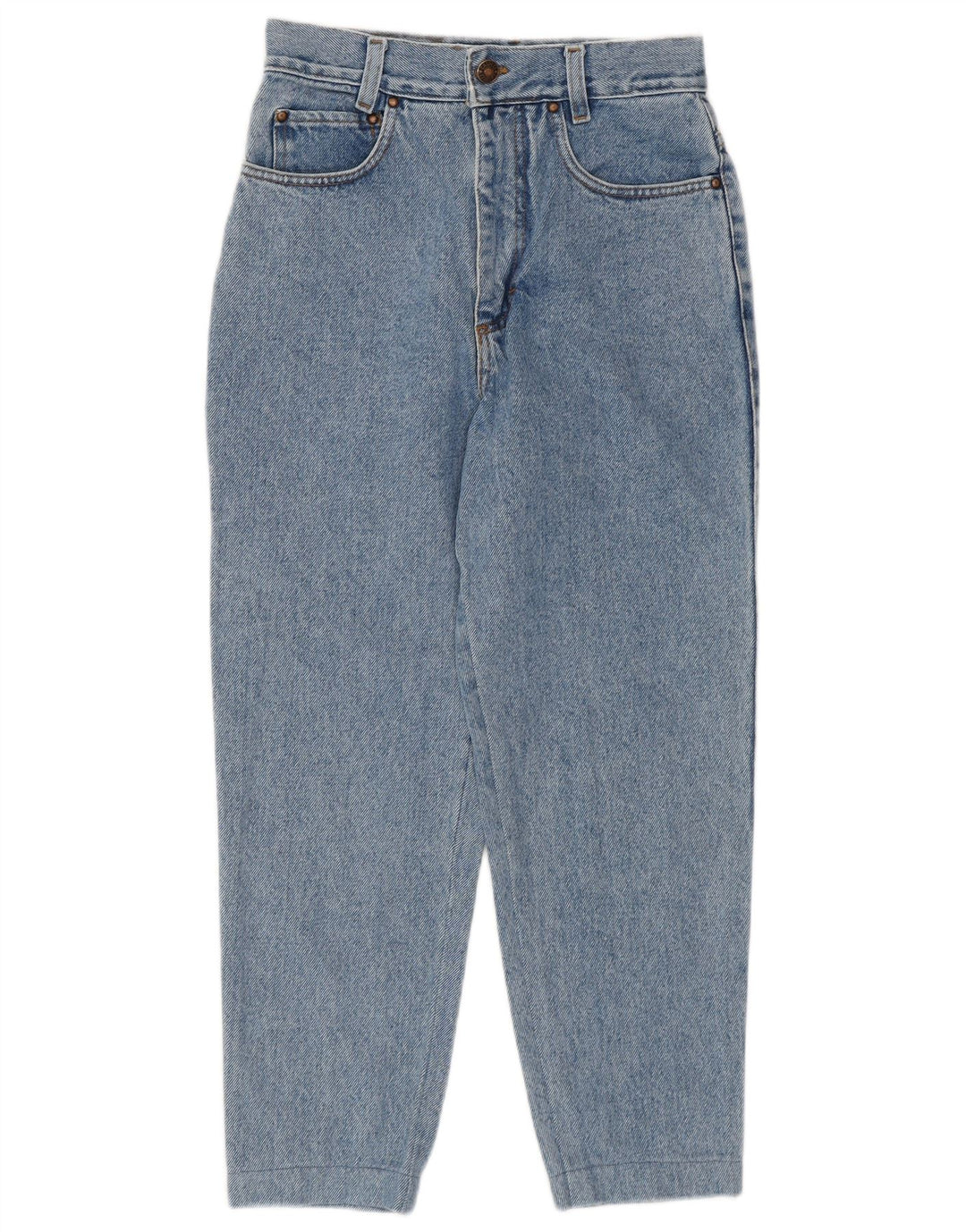 CASUCCI Dame Crop Højtaljede Jeans IT 42 Medium W26 L23 Blå