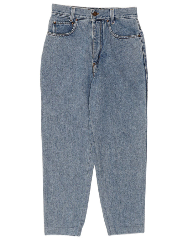 CASUCCI Dame Crop Højtaljede Jeans IT 42 Medium W26 L23 Blå