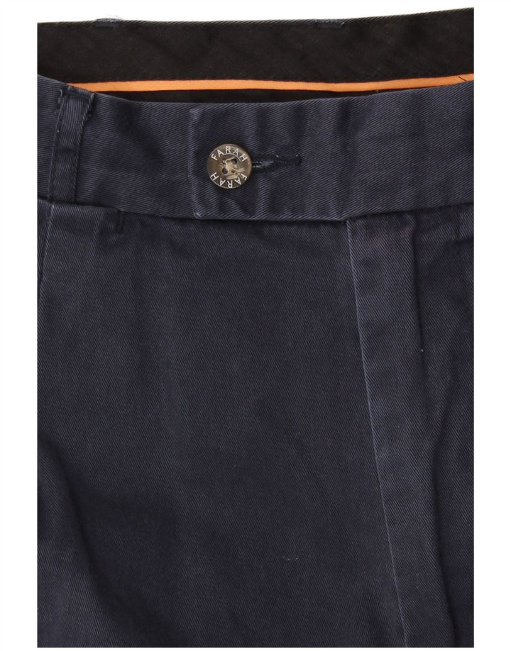 Farah Chino Shorts til mænd W34 Large Navy Blue