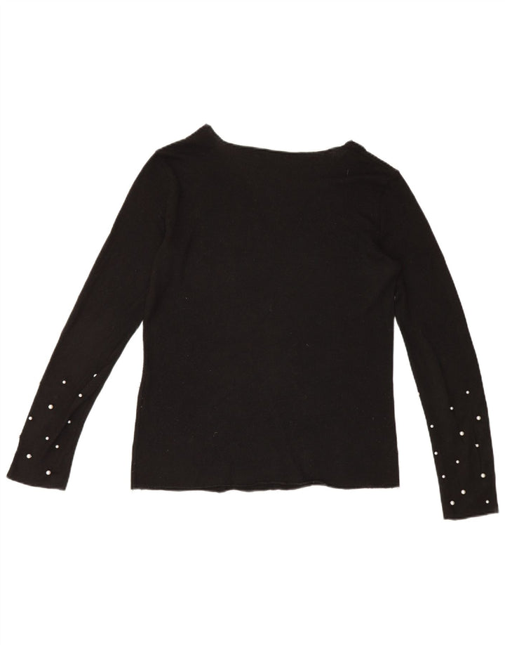 Zara Dametop Langærmet UK 14 Medium Sort