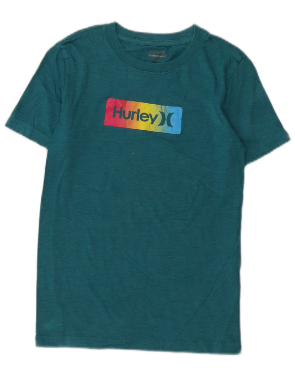 Hurley Boys Grafisk T-Shirt Top 11-12 år Medium Grøn
