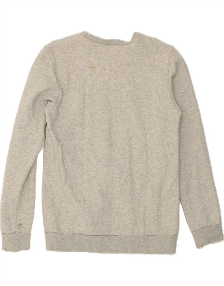 ADIDAS Mens Graphic Sweatshirt Jumper Medium Grey Cotton Vintage Adidas and Second-Hand Adidas from Messina Hembry 