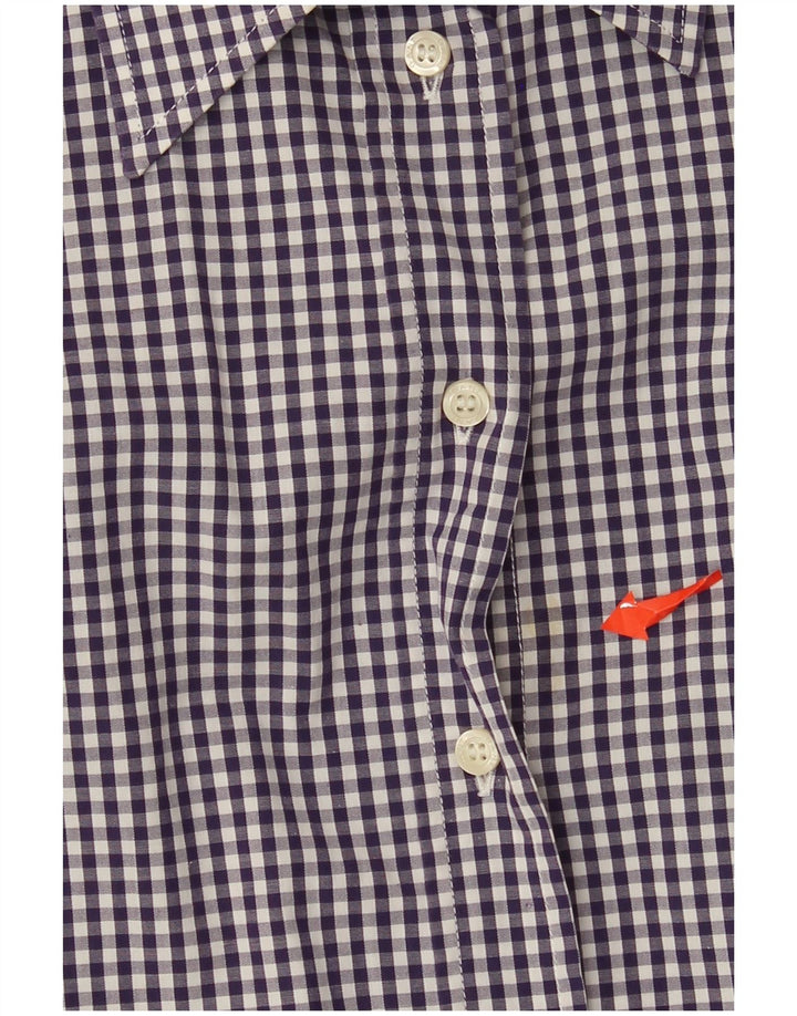 Gant Dameskjorte UK 10 Lille Lilla Gingham Bomuld