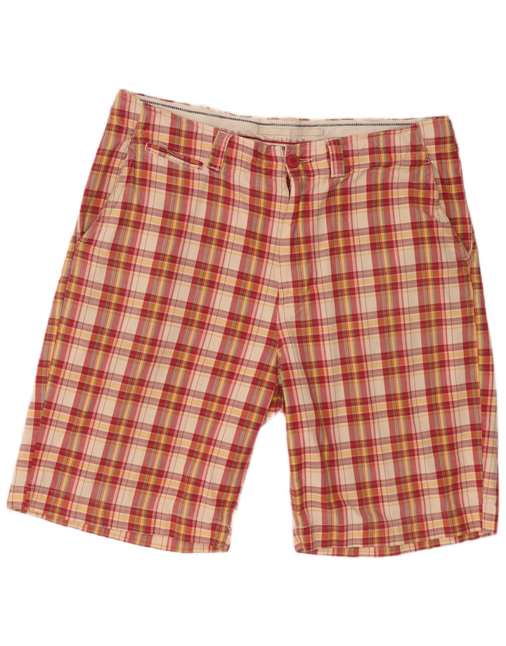 Woolrich Chino Shorts til mænd W38 XL Flerfarvet ternet bomuld