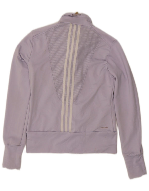 Adidas Dame Clima 365 Træningsdragt Topjakke UK 12 Medium Lilla Polyester