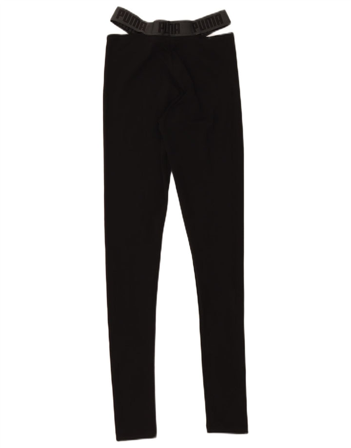 Puma Grafiske Leggings til kvinder UK 8 Lille Sort