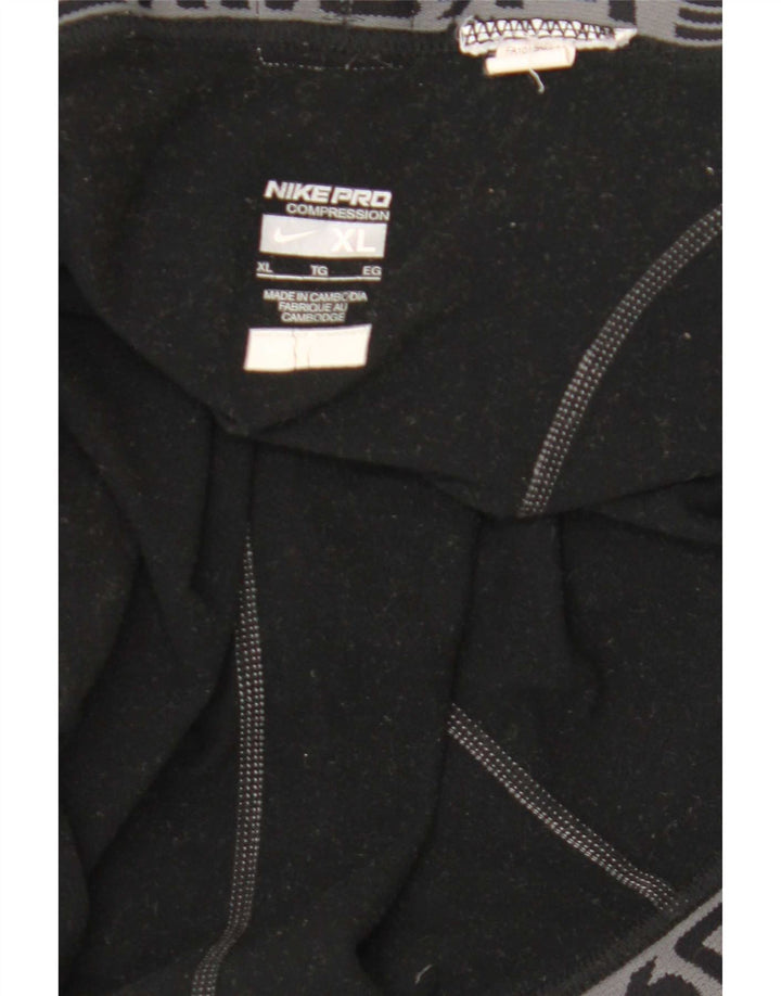 Nike Herre Grafiske Leggings XL Sort