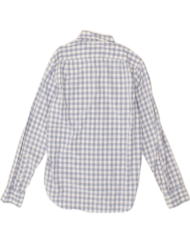J. CREW Mens Slim Shirt Small Blue Gingham Cotton Vintage J. Crew and Second-Hand J. Crew from Messina Hembry 