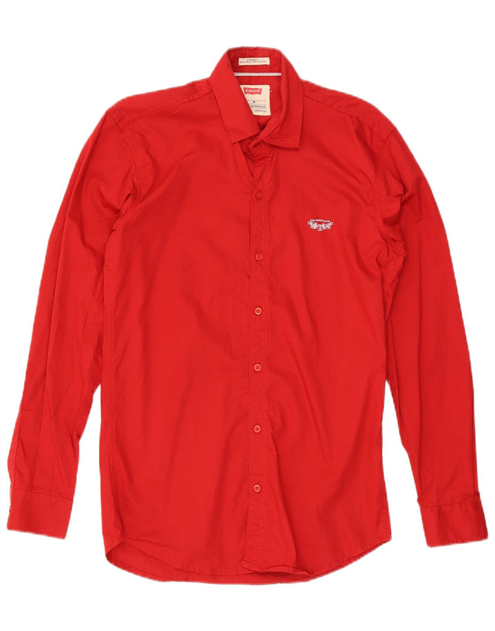 Levi's Herre Standard Fit skjorte Medium Rød Bomuld