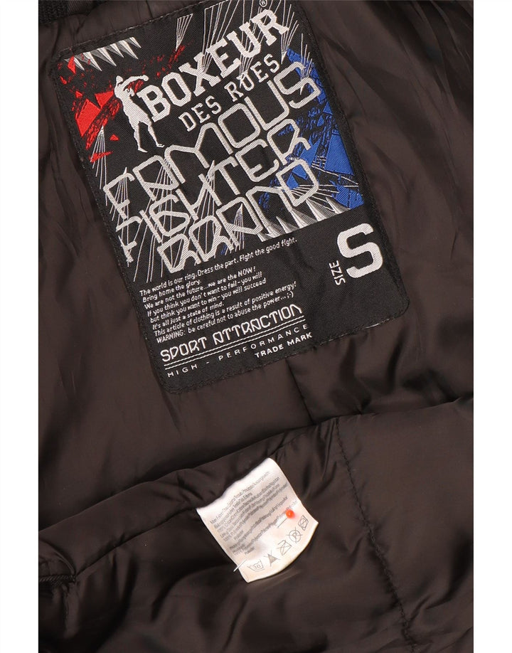 Boxeur Des Rues Herre Utility Jacket UK 36 Small Black Polyester