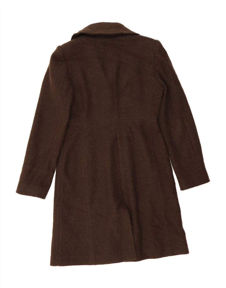 BODEN Womens Overcoat UK 8 Small  Brown Polyester Vintage Boden and Second-Hand Boden from Messina Hembry 