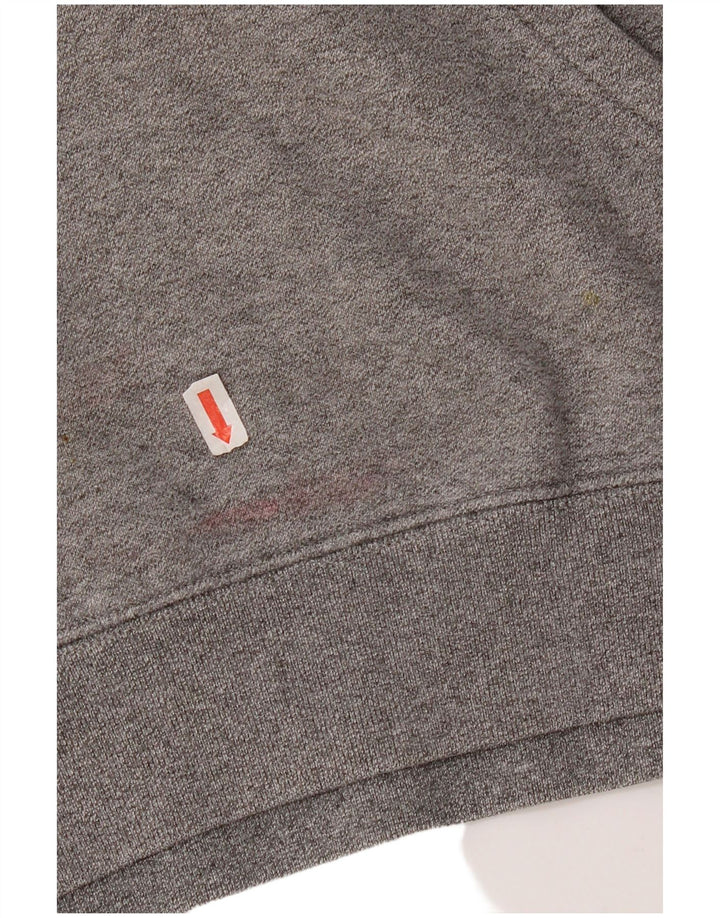 Champion Herre grafisk hættetrøje Jumper Medium Grey Flecked Bomuld