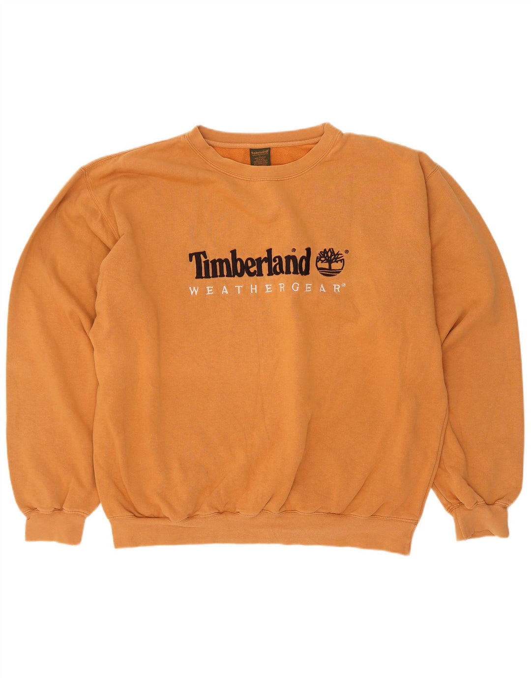 Timberland Herre Grafisk Sweatshirt Jumper Stor Orange Bomuld