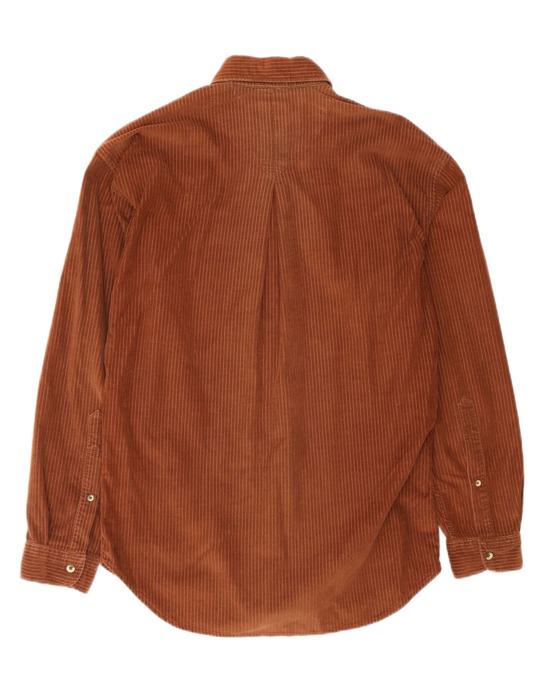 Marlboro Classics Herre fløjlsskjorte Medium Brown Nålestribet