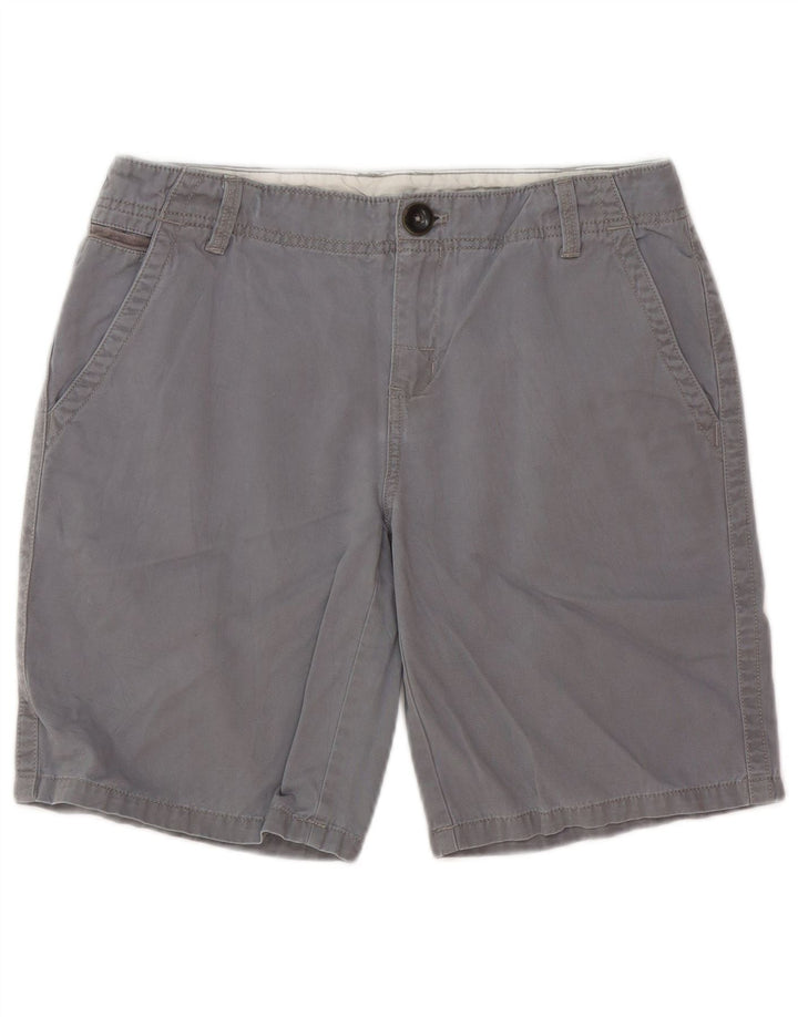 Eddie Bauer Kvinders Chino Shorts US 8 Medium W30 Grå Bomuld