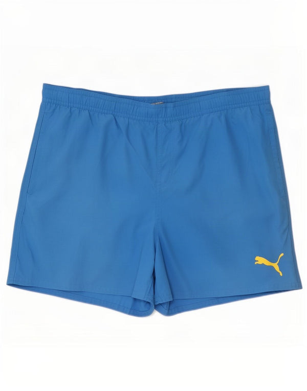Puma Badeshorts til mænd mellemblå polyester