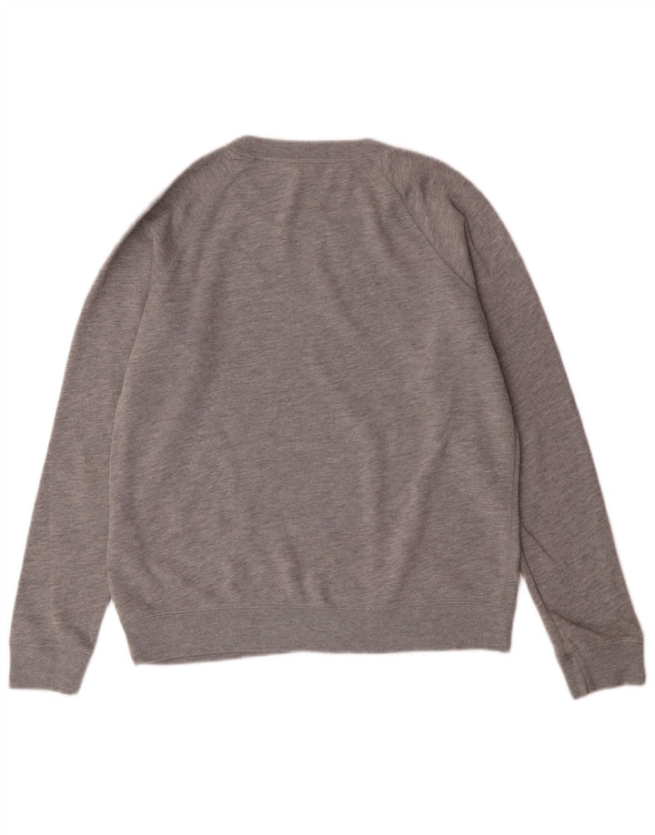 JACK WILLS Dame Sweatshirt Jumper UK 12 Medium Grå Bomuld