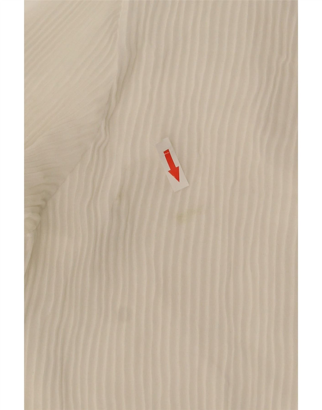 Zara skjortebluse til kvinder UK 10 Lille hvid polyester