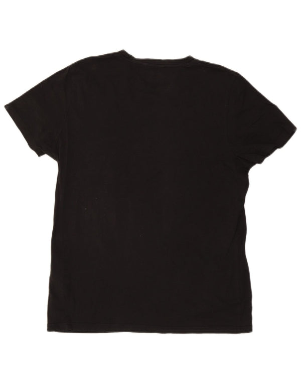 Jack & Jones Herre T-Shirt Top Medium Sort Bomuld
