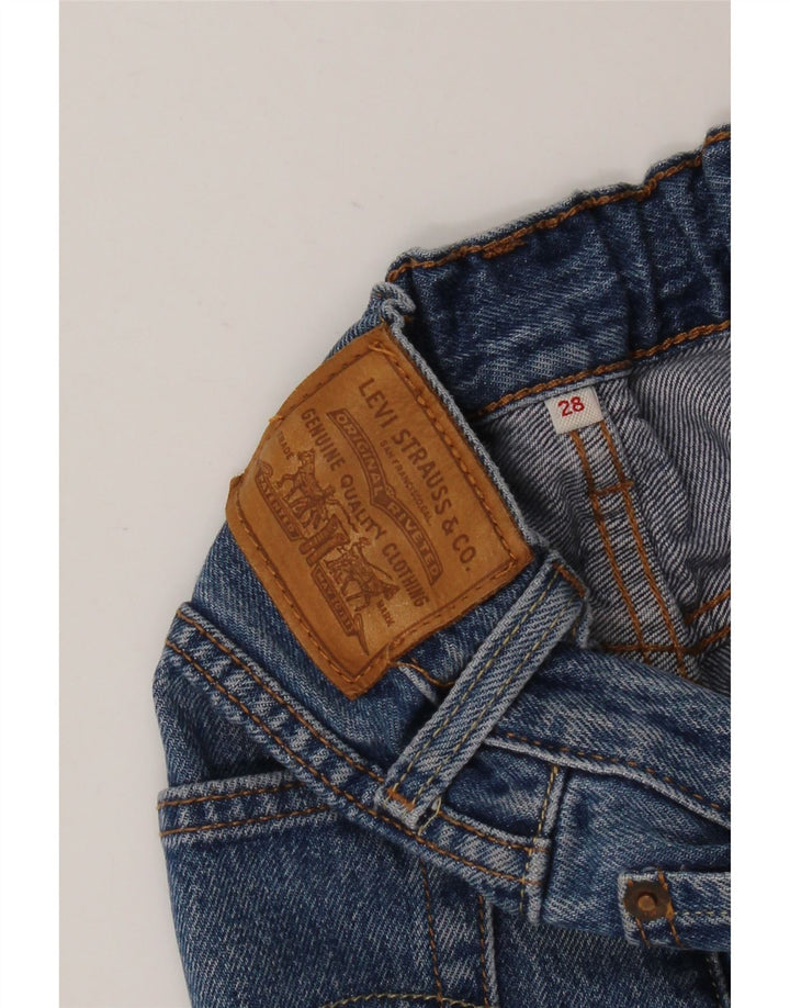 LEVI'S Mini-denimnederdel til kvinder W28 Medium Blue