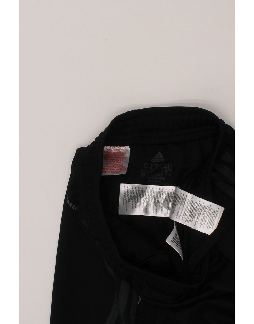 ADIDAS Boys Aeroready Tracksuit Trousers 9-10 Years  Black Polyester Vintage Adidas and Second-Hand Adidas from Messina Hembry 